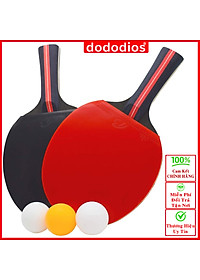 Bộ 2 Vợt Bóng Bàn Phủ Carbon Cao Cấp Kèm 3 Quả Bóng Bàn – Combo 2 Vợt Bóng Bàn Tặng 3 Quả Bóng Cao Cấp Chính Hãng dododios