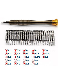 Bộ tua vít đa năng dùng sửa chữa điện thoại, đồng hồ đeo tay máy tính laptop, đồ điện tử , Mắt Kính Cửa Đồ Chơi Vật Dụng Gia Đình Quạt