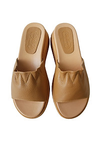 Dép Nữ Da Bò Thật BIGGBEN Cao 5 Phân DNQN55