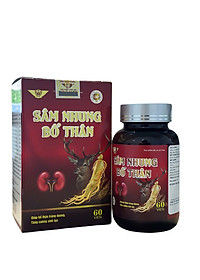 Sâm nhung bổ thận Kingphar, lọ 60 viên, tăng cường chức năng thận cho nam và nữ