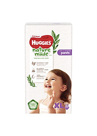 Combo 3 Tã Quần Siêu Cao Cấp Huggies Platinum Nature Made XL38 (38 Miếng)