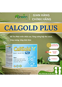 [TPBVSK] CALGOLD PLUS - Bổ sung canxi từ tảo biển đỏ (Nhãn vàng)