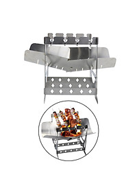 Portable Lightweight Folding Camping Stove Grill Stoves for Campfire Grill BBQ Traveling Picnic Cooking Burner