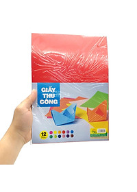 Giấy Thủ Công 12 Màu A4 - The Sun