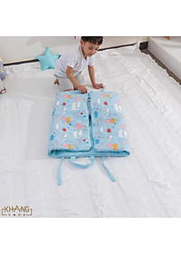 Túi Nệm Chần Bông Khang Home Cho Trẻ Đi Học Kèm Gối Nằm 70x120cm