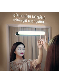 Đèn Trang Điểm, Đèn Đọc Sách Đa Năng Tháo Được, Điều Chỉnh Độ Sáng Dùng Pin Sạc 