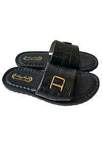 Dép Nam Quai Ngang Da Bò Thật BIGGBEN Cao Cấp DN308