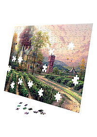 Tranh xếp Hình Tia Sáng Mùa Bội Thu (247 Mảnh Ghép)