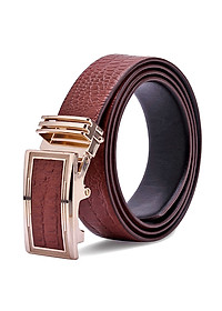 Bộ Ví & Thắt Lưng Nam Vân Cá Sấu Huy Hoàng HT2112-HT4115 (23 x 11,5 cm) - Nâu