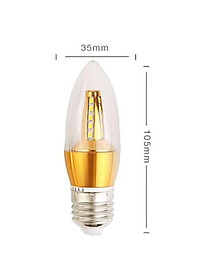 Combo 2 bóng đèn nến đui E27 hiện đại