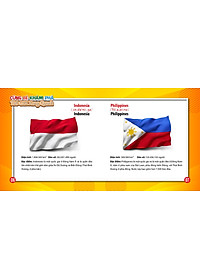 Sách Song Ngữ Anh - Việt - Cùng Bé Khám Phá Thế Giới Xung Quanh - Cờ Các Nước Châu Á