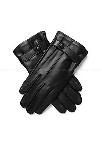 Găng tay nam da cừu cao cấp BHY5333 Lót lông giữ ấm, cảm ứng điện thoại, chống nước