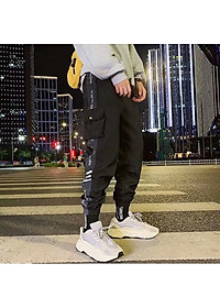 Quần jogger nam túi hộp, chất gió dù mềm mịn phong cách đường phố K06