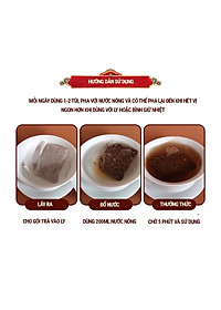 TRÀ XẠ ĐEN Hộp–  Delta D'Asia Hỗ trợ điều trị xơ gan, hạ men gan, viêm gan B (25 túi x 1,5 g)