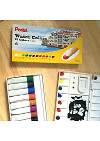 Màu nước Pentel HTP 12/18/24 màu dạng tuýt màu sắc phong phú đa dạng vẽ được trên nhiều chất liệu