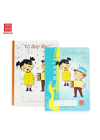 Vở chép nhạc School Hồng Hà 0503 (10 quyển) - Giao màu ngẫu nhiên