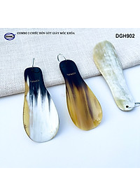 COMBO 2 chiếc Đón gót giày bằng sừng nhỏ gọn, làm móc khóa hoặc để túi (DGH902) Cho giày Nam & Nữ