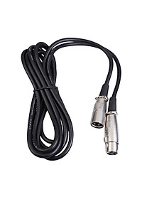 SOAIY Cáp Canon XLR 2 Đầu Đực Cái cho Micro condenser Live Stream Dài 2.5m - Hàng Nhập Khẩu