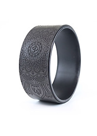 Vòng tập yoga 33 * 14 cm khung nhựa ABS chịu lực 300 kg bọc cao su Pu in hoa văn chống trơn trượt 100%