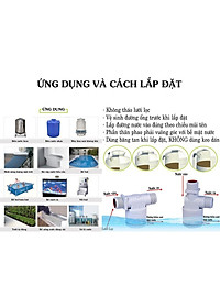 Phao cơ thông minh - Phao chống tràn tiêu chuẩn Quốc Tế thế hệ mới Đường ren ống Φ21