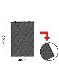 Rèm che nắng cửa kính, cửa sổ dạng kéo hít chân không kích thước 40x60cm