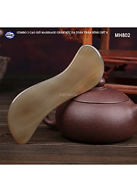 COMBO 2 chiếc Cạo gió masssage chăm sóc️ da toàn thân hình chữ S (MH802) - Chăm sóc sức khỏe