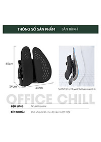 Tựa Lưng Ghế Văn Phòng Công Thái Học Đệm Tựa Lưng Văn Phòng