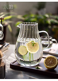 Bình đựng nước thủy tinh crystan chịu nhiệt cao cấp lên tới 400 độ c - ANTH475