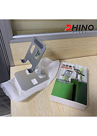 Giá đỡ, kệ đỡ điện thoại Rhino KP902 bằng thép để bàn tiện lợi có thể gấp gọn - Hàng chính hãng