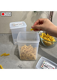 Hộp bảo quản thực phẩm Nakaya 1300ml, có nắp mềm giúp bảo quản thực phẩm sạch sẽ - nội địa Nhật Bản 