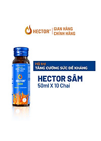 Bộ 2 hộp nước nấm Đông trùng hạ thảo Hector Sâm và Hector Collagen ( 20x50ml)