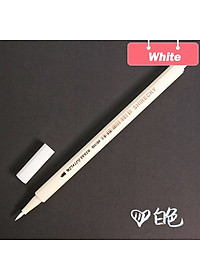 Bút lông mềm cây lẻ Lalunavn 10 màu sắc đầu Brush có nhũ STA Metallic Marker Pen Drawing - A13
