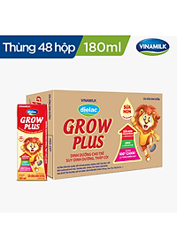 COMBO 48 HỘP SỮA BỘT PHA SẴN DIELAC GROW PLUS 180ML