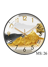 ĐỒNG HỒ TREO TƯỜNG TRANG TRÍ PHỦ PHA LÊ KT 35 CM( MS 18)