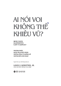 Sách Ai Nói Voi Không Thể Khiêu Vũ