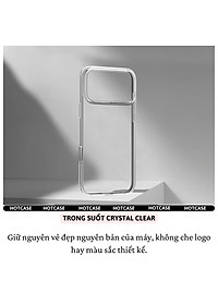 Ốp lưng dẻo silicon trong suốt mỏng 0.6mm cho iPhone 17 Pro Max / 17 Air / iP 17 Pro / 17 hiệu Hotcase Ultra thin - Chống trầy xước, siêu mỏng, độ trong full HD - Hàng nhập khẩu