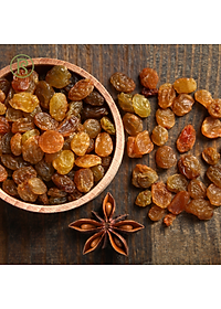 Nho Khô Nâu Real Food Làm Snack, Làm Bánh & Sinh Tố Ngọt Ngào & Giàu Dinh Dưỡng/Brown Raisin (1kg)