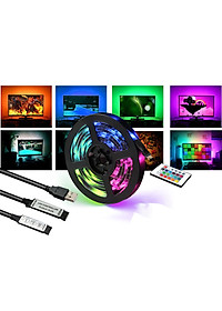 Dây Đèn LED Siêu Sáng 5050 RGB Chống Nước Quấn Cây Trang Trí Ngoài Trời