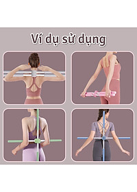 BG Gậy Tập Lưng, Vai, Chống Gù, Uốn Thẳng Lưng,  6015 Gậy Tập Yoga Gậy Chống Gù Lưng Tập Yoga Bằng Thép Không Gỉ, Gậy Tập Yoga Chống Gù Lưng, Mở Vai, Gậy Tập Thể Dục Điều Chỉnh Vai Lưng, Định Hình Lưng Vai ( hàng nhập khẩu)