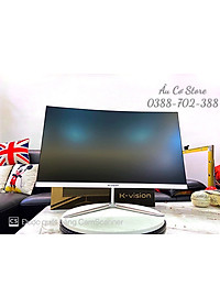 MÀN HÌNH CONG FULL VIỀN K-vison 24 inch -MÀU TRẮNG -  FUll HD 1920x1080 - Chống Lóa - Tần số 75Hz - Hàng Chính Hãng