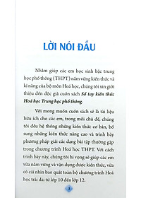 Sổ Tay Kiến Thức Hóa Học Trung Học Phổ Thông