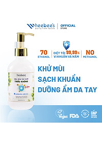 Gel Rửa Tay Khô Trầu Không Heebee's Khử Mùi, Sạch Khuẩn 99.99%, Dưỡng Ẩm 65/300ML