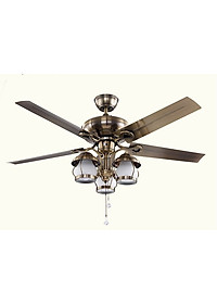 Đèn quạt trang trí COMARA 3 màu ánh sáng  - kèm bóng Led chuyên dụng