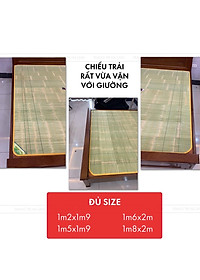 Chiếu trúc Tây Bắc , chiếu tăm tre 1m2 1m6 1m8 mát mịn ngày hè