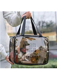 Túi Trong Suốt Đựng Mỹ Phẩm, Đồ Trang Điểm Đi Du Lịch Chống Thấm Nước - Henrysa