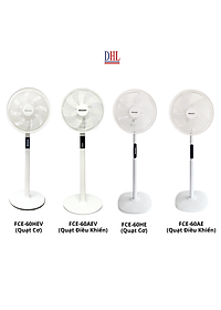 Quạt đứng điện tử có điều khiễn từ xa, hẹn giờ Mitomo FCE-60AEV, công suất 60W, động cơ dây đồng - Bảo hành 2 năm hàng chính hãng