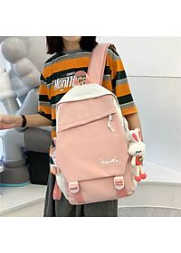 Balo thời trang dày dặn chống nước, đựng vừa laptop 15,6inch – BEE GEE BLTT1002 (Tặng móc khóa dễ thương)