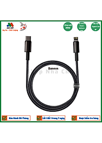 Cáp sạc nhanh, siêu bền C to IP 20W Baseus Tungsten Gold dùng cho iPhone 12/ iP11 Series/ iPXS Max (20W, Fast Charging & Data Cable)- Hàng chính hãng