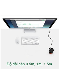 Đầu đọc thẻ 4in1 UGREEN CR125 30333 - Hỗ trợ thẻ CF / SD / TF / MS , Đầu đọc USB 3.0, Truyền tải dữ liệu nhanh chóng - Hàng chính hãng