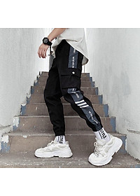 Quần jogger nam túi hộp, chất gió dù mềm mịn phong cách đường phố K06